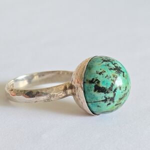 Vintage 925 Sterling Silver Turquoise Ring